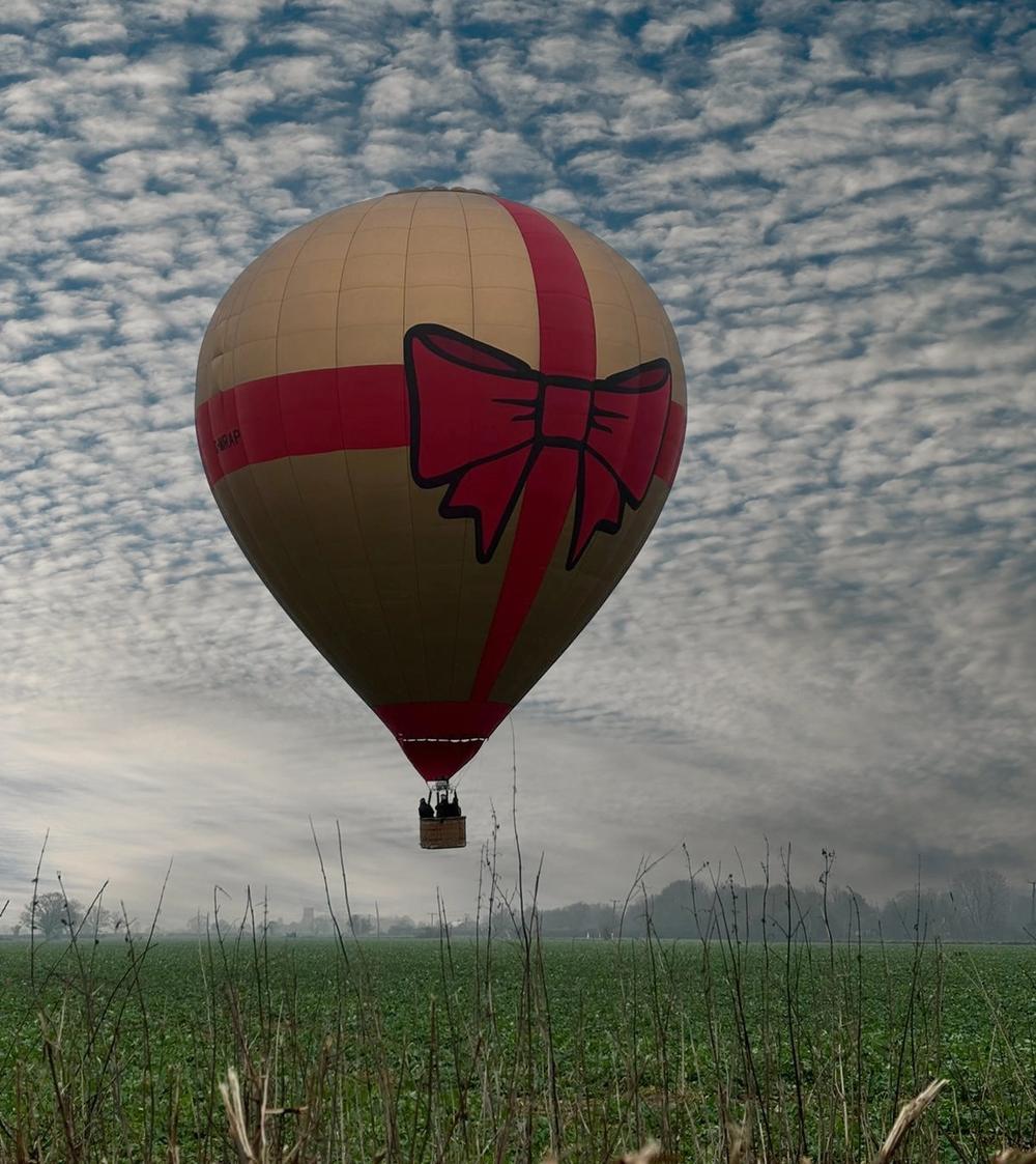 Balloon Flights over the Beautiful Norfolk and Suffolk Countryside Misty Morning