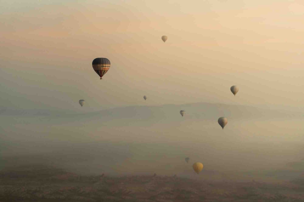 Cloudy misty